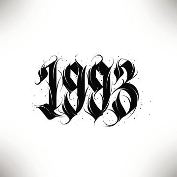 Calligraphie « 1993 »