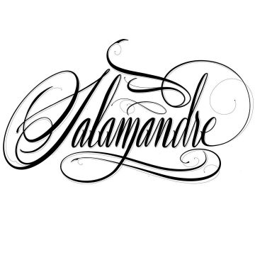 Calligraphie "Salamandre"