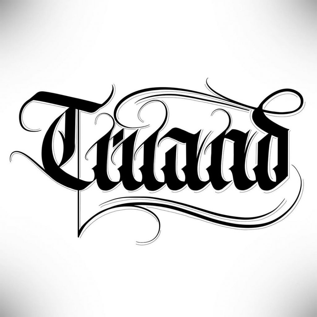 Calligraphie « Truand »