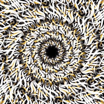 Calligraphie abstraite « Vortex »