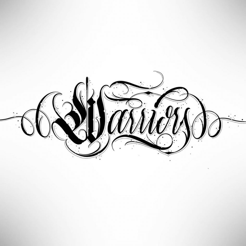 Calligraphie « Warriors »