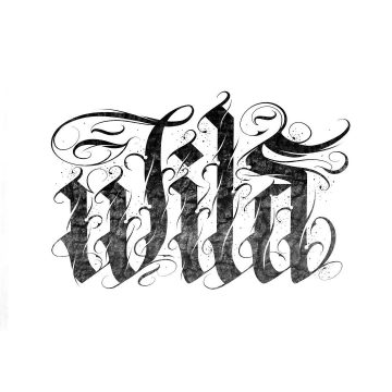 Calligraphie "Wild"