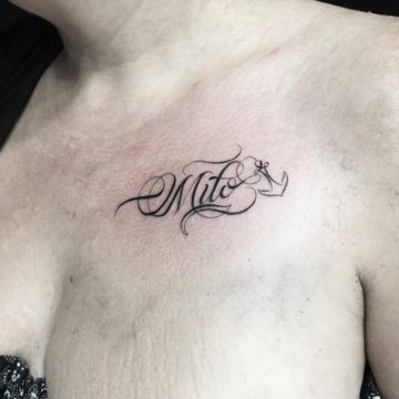 Tatouage Calligraphie « Milo »
