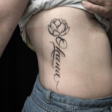 Tatouage Calligraphie « Ohana »