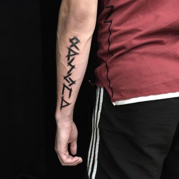 Tatouage runes viking