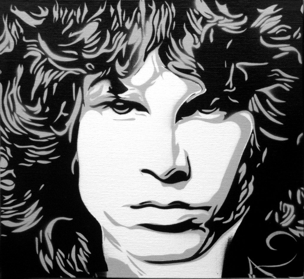 Peinture Jim Morrison