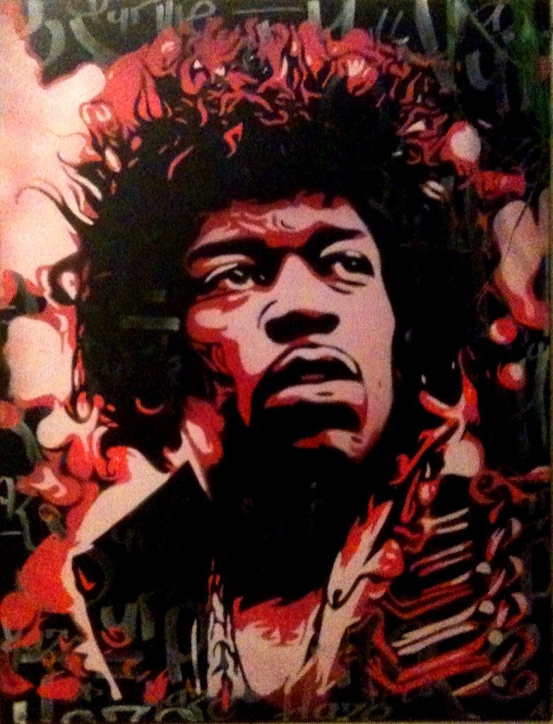 Peinture Jimmy Hendrix