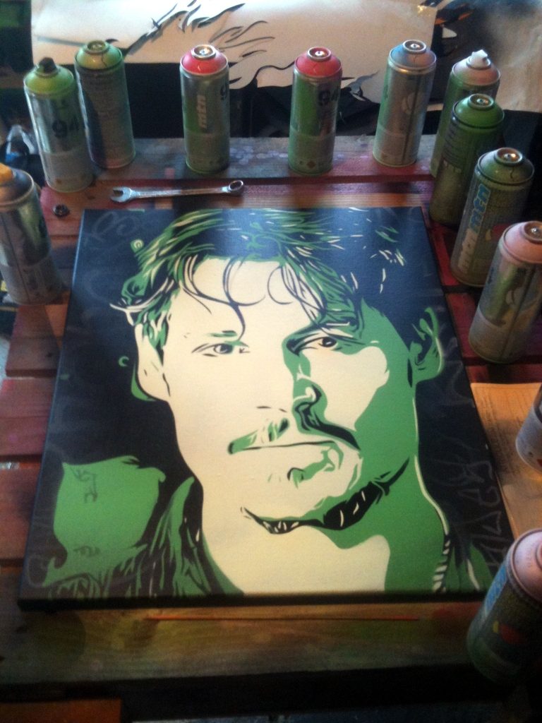 Peinture Johnny Depp