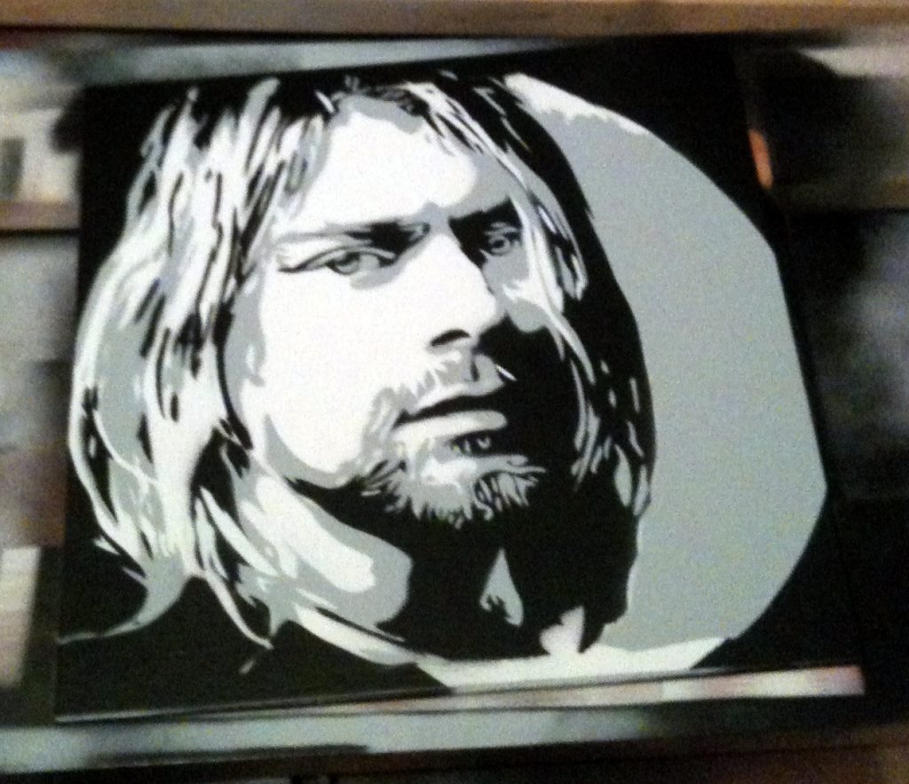 Peinture Kurt Cobain